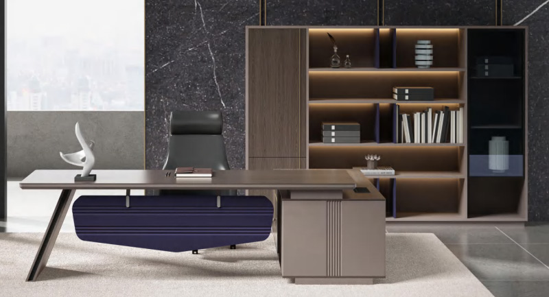 SY03D26班臺，SY03S28書柜